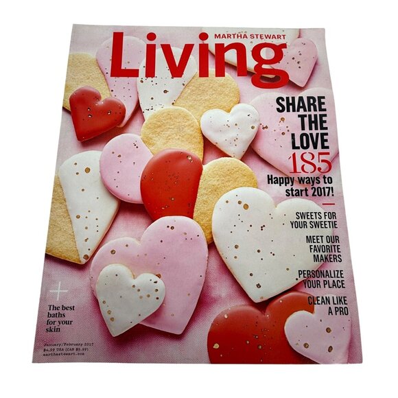 5 Martha Stewart Living Magazines 2016 2017 2018 Issues Christmas Valentine Day - Picture 6 of 15